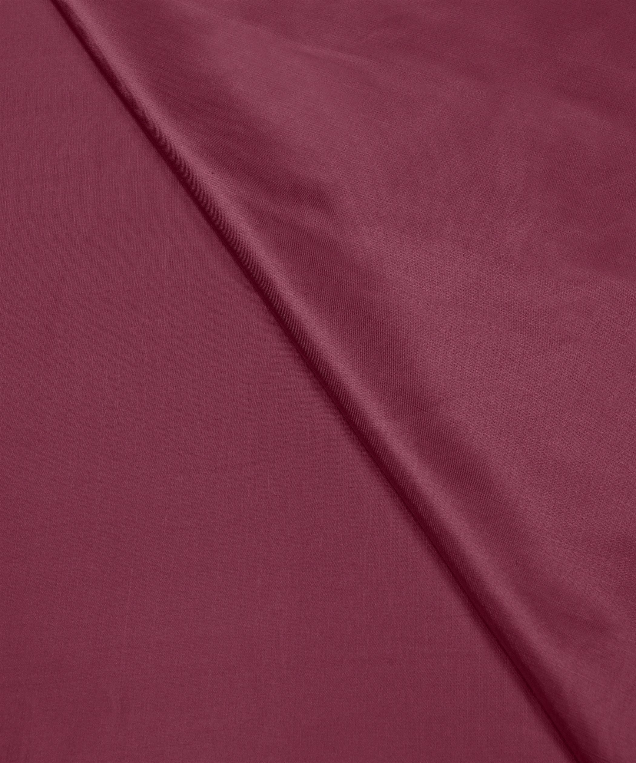 Glossy Maroon Plain Dyed Modal Satin Fabric