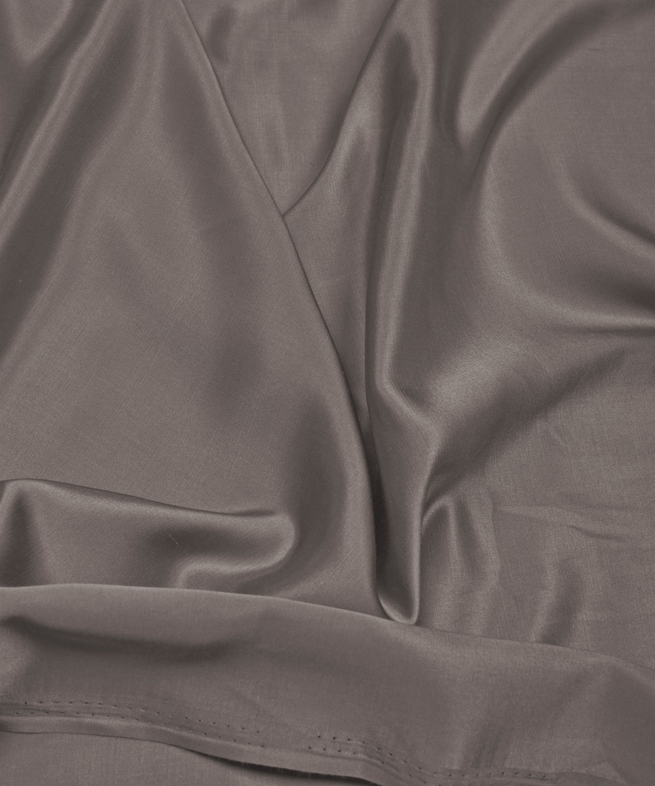 Grey Wolf Plain Dyed Modal Satin Fabric