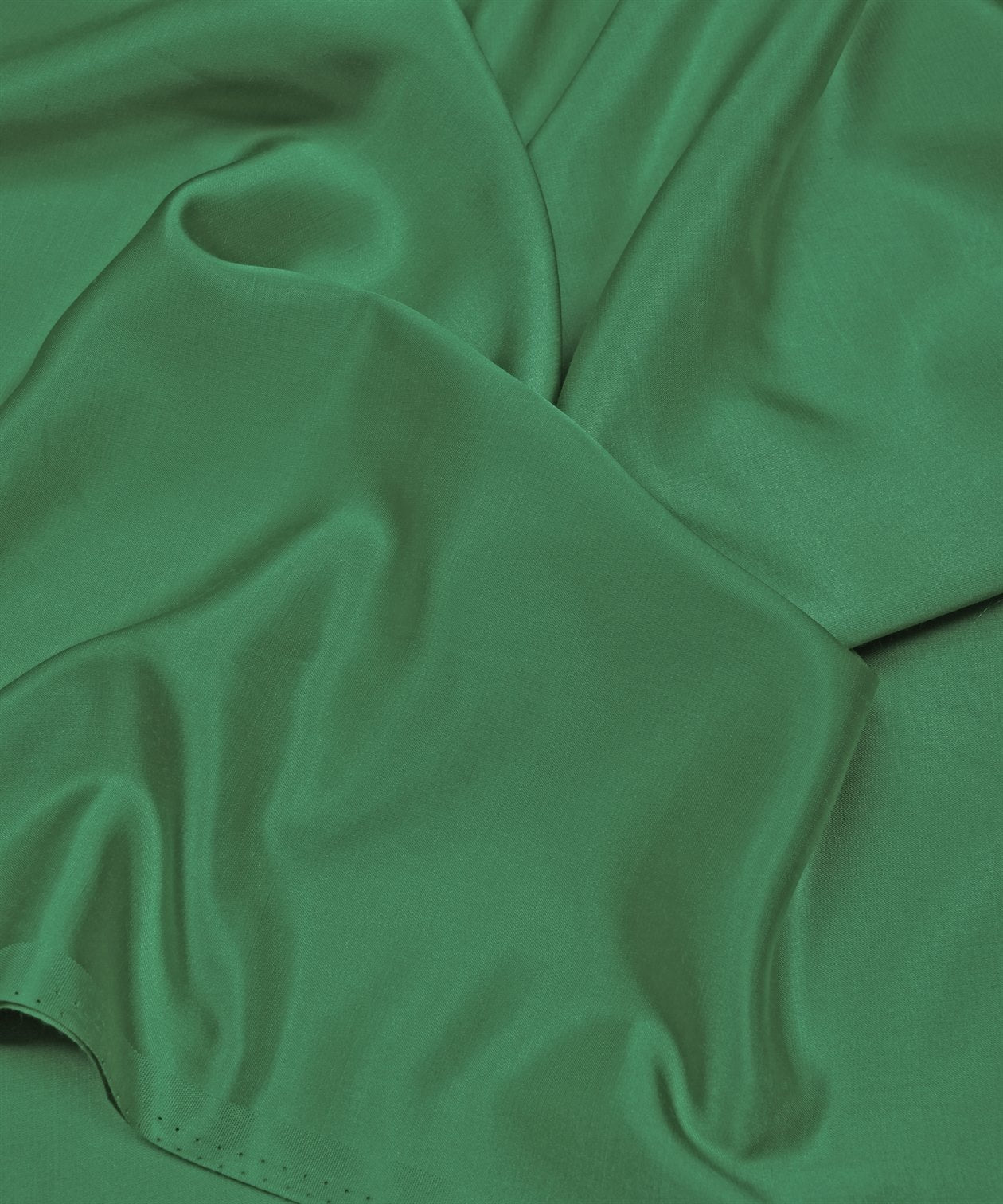 Hazel Green Plain Dyed Modal Satin Fabric