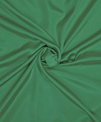 Hazel Green Plain Dyed Modal Satin Fabric