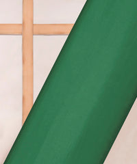 Hazel Green Plain Dyed Modal Satin Fabric
