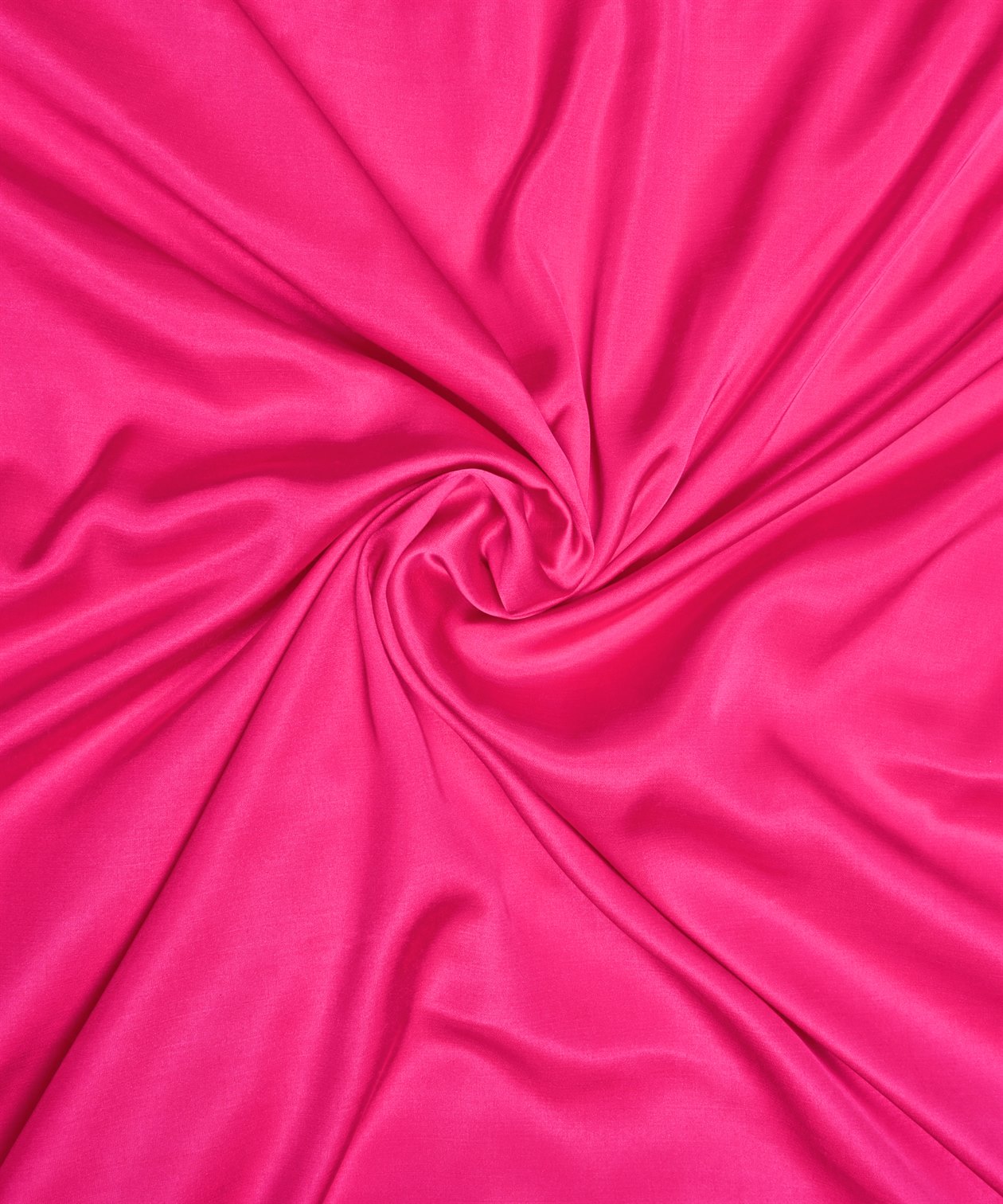 Hot Pink Plain Dyed Modal Satin Fabric