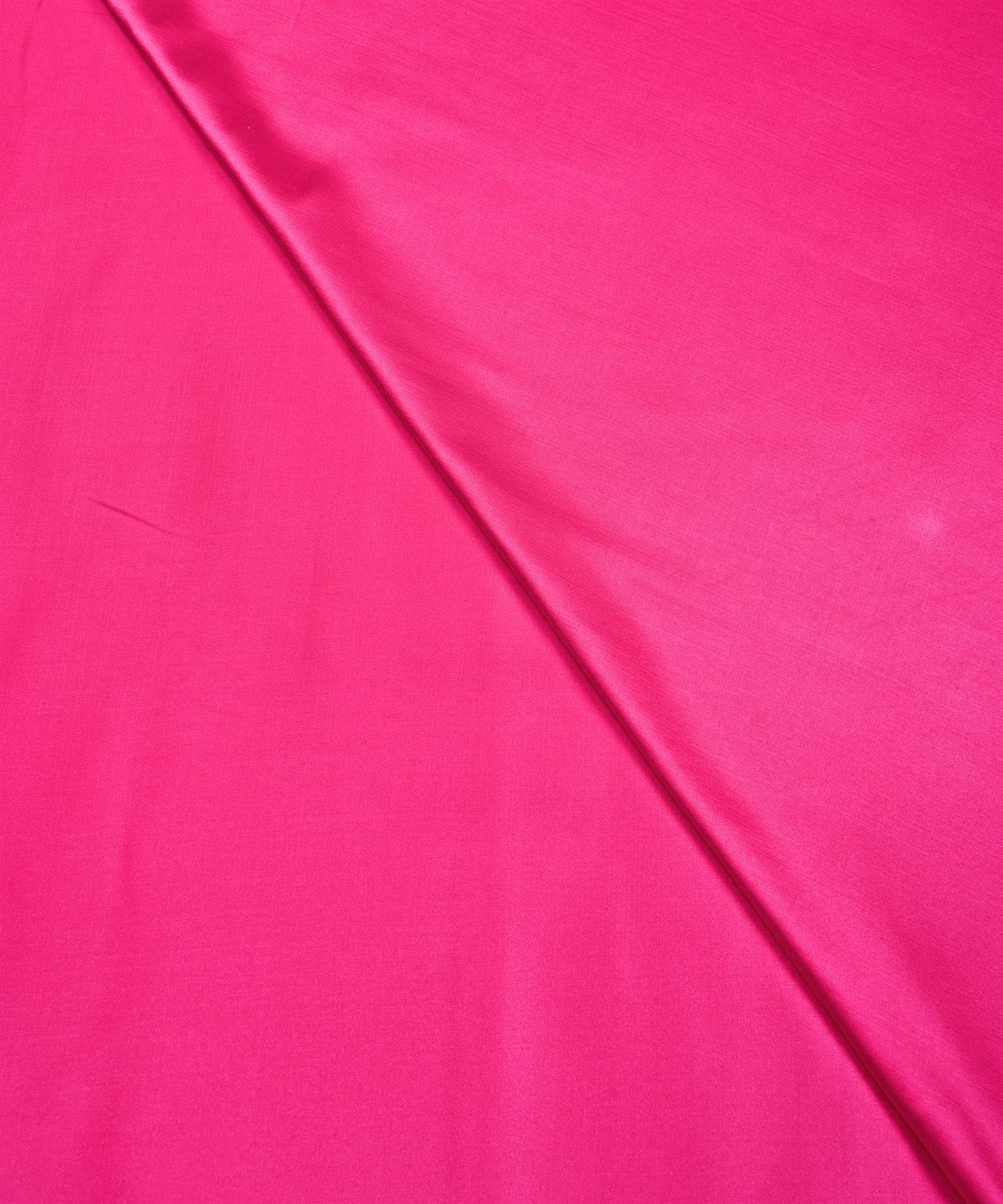 Hot Pink Plain Dyed Modal Satin Fabric