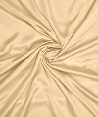 Ivory Plain Dyed Modal Satin Fabric