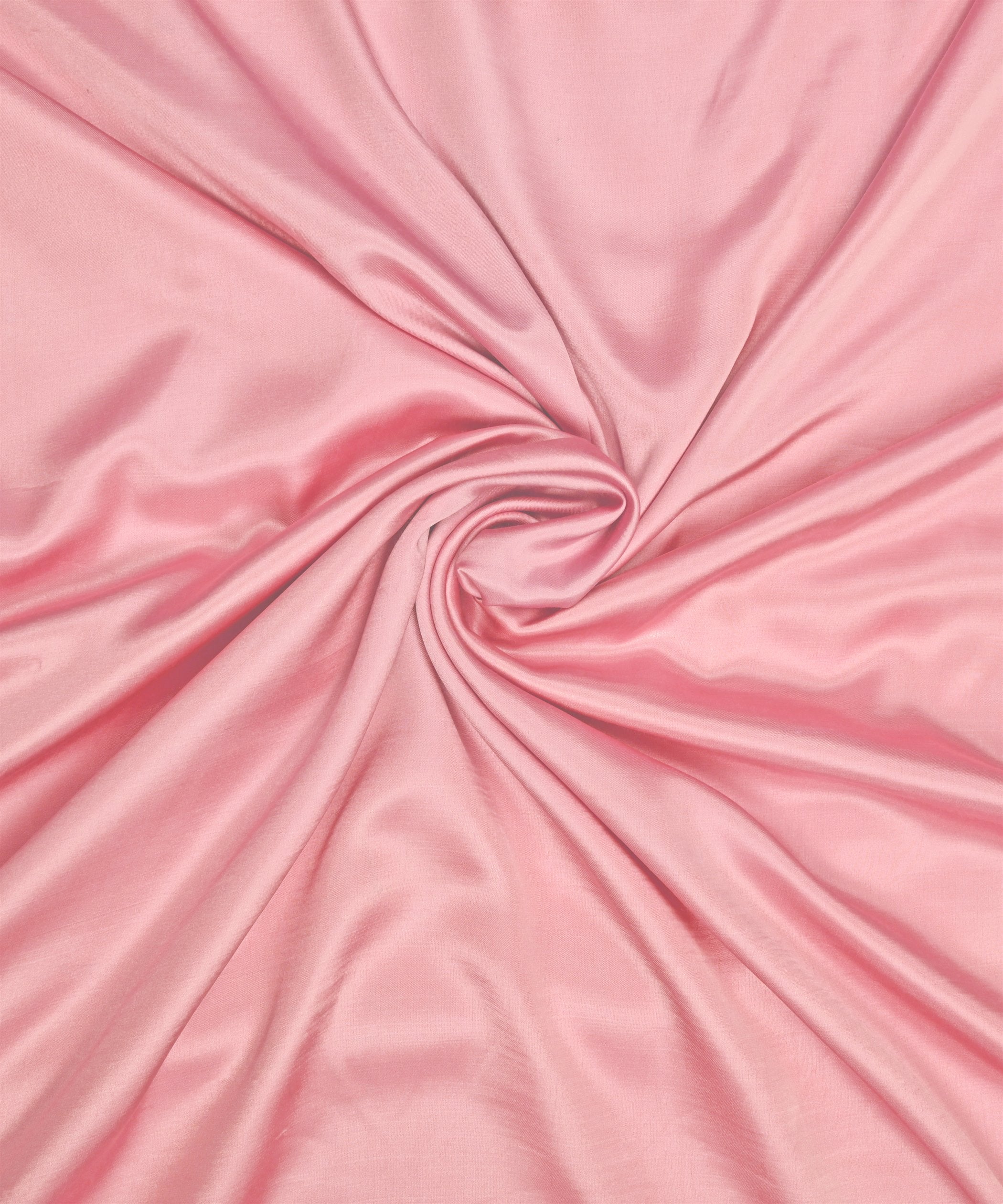 Light Baby Pink Plain Dyed Modal Satin Fabric