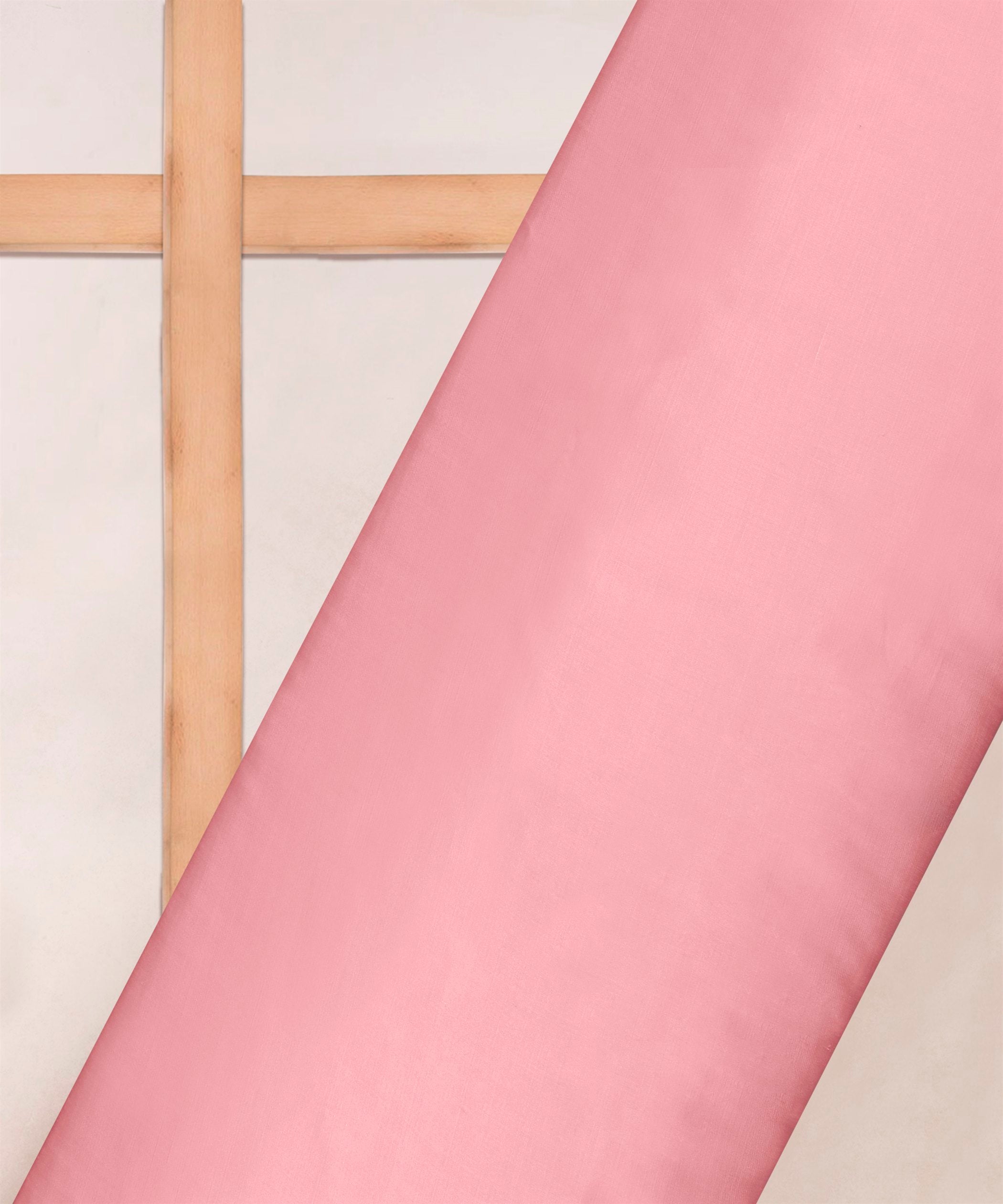 Light Baby Pink Plain Dyed Modal Satin Fabric