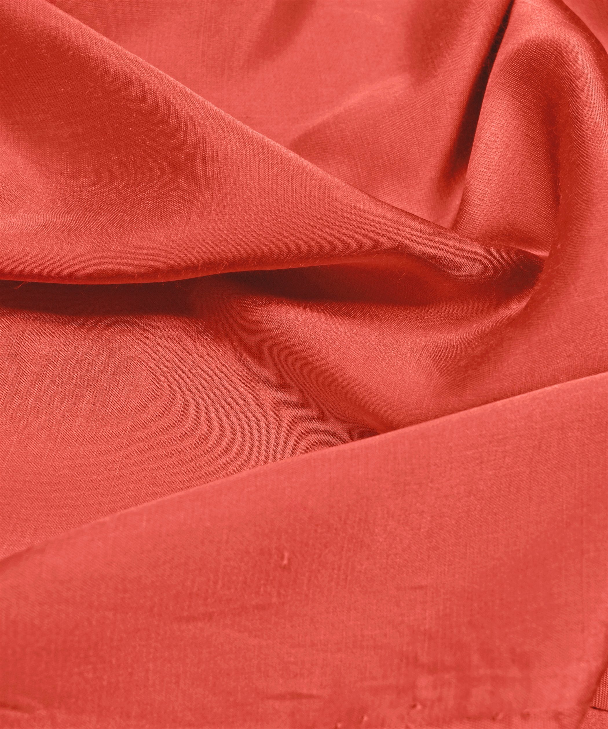 Light Bean Red Plain Dyed Modal Satin Fabric