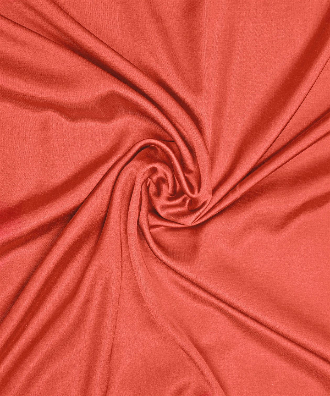 Light Bean Red Plain Dyed Modal Satin Fabric