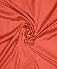 Light Bean Red Plain Dyed Modal Satin Fabric