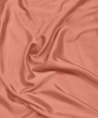 Light Copper Plain Dyed Modal Satin Fabric