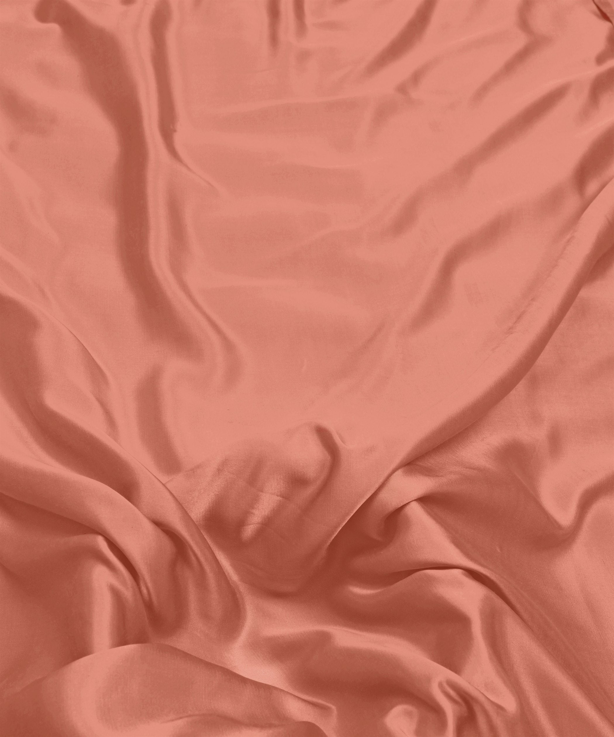 Light Copper Plain Dyed Modal Satin Fabric