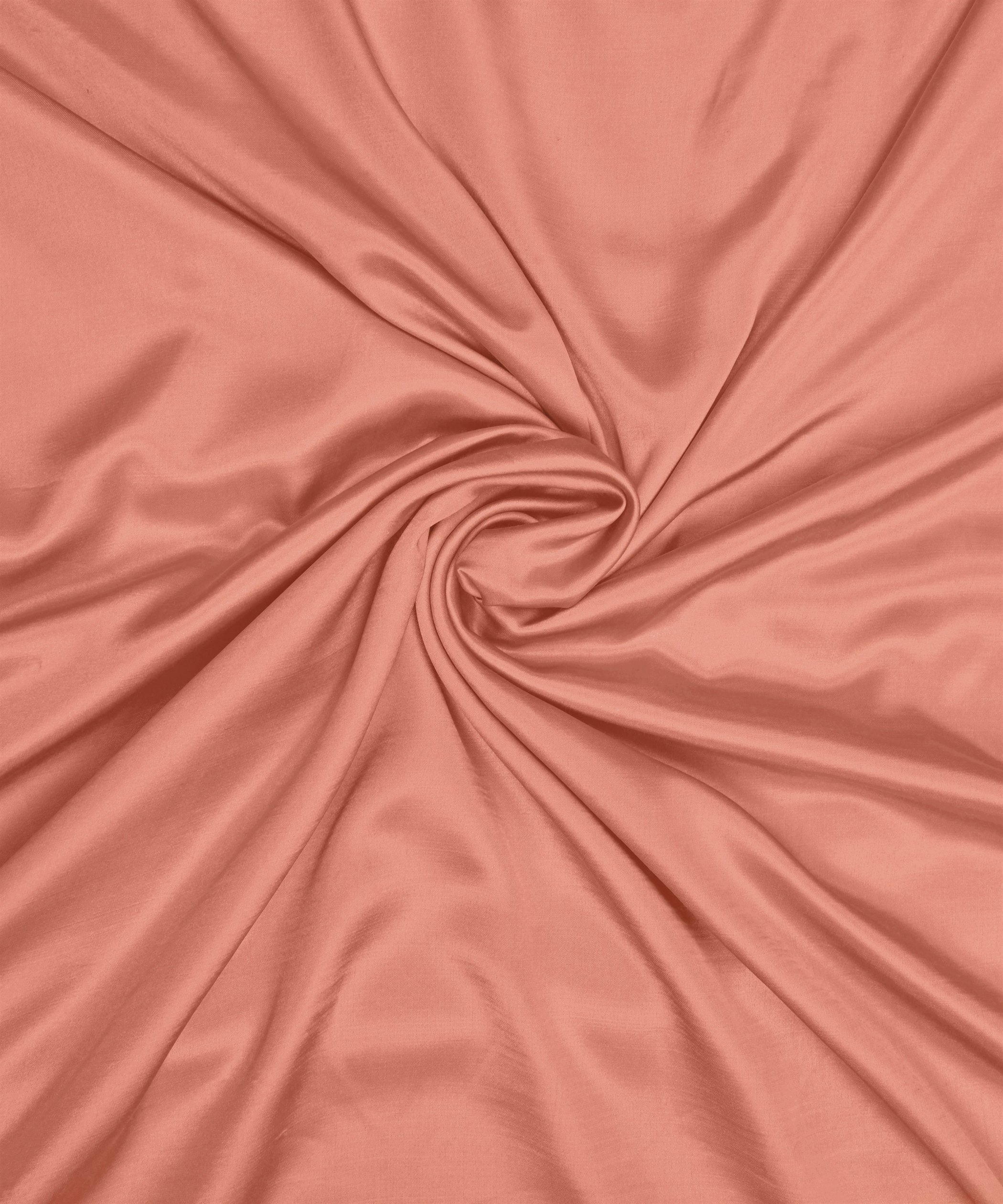 Light Copper Plain Dyed Modal Satin Fabric