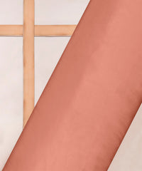 Light Copper Plain Dyed Modal Satin Fabric