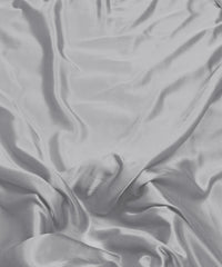 Light Grey Plain Dyed Modal Satin Fabric