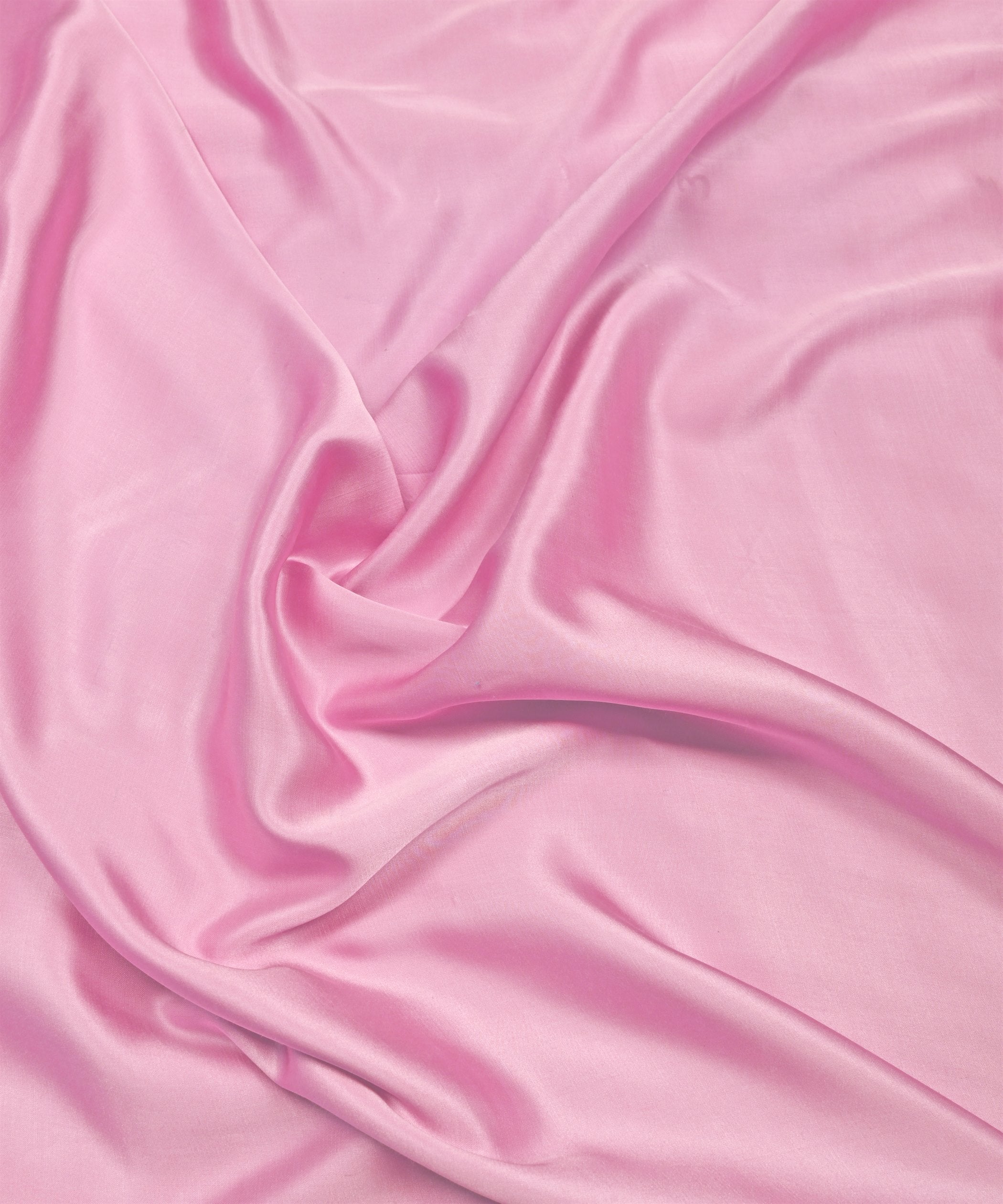 Light Pink Plain Dyed Modal Satin Fabric