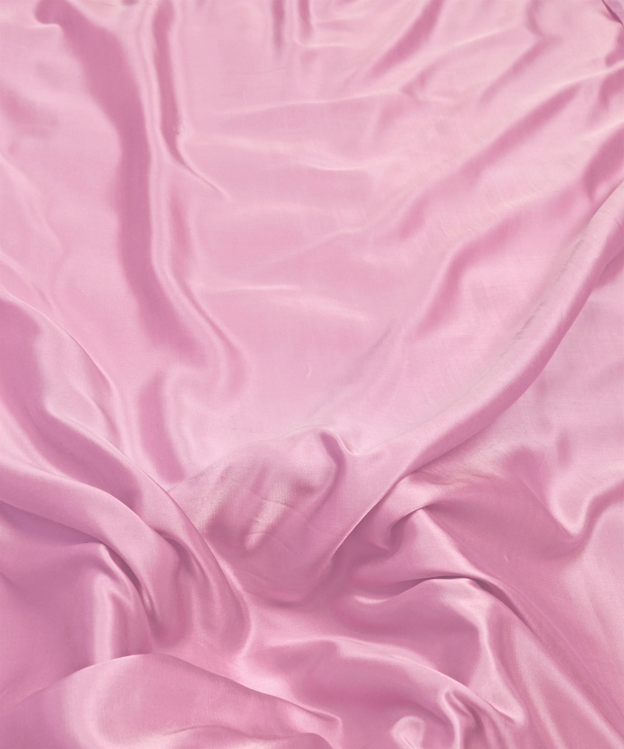 Light Pink Plain Dyed Modal Satin Fabric