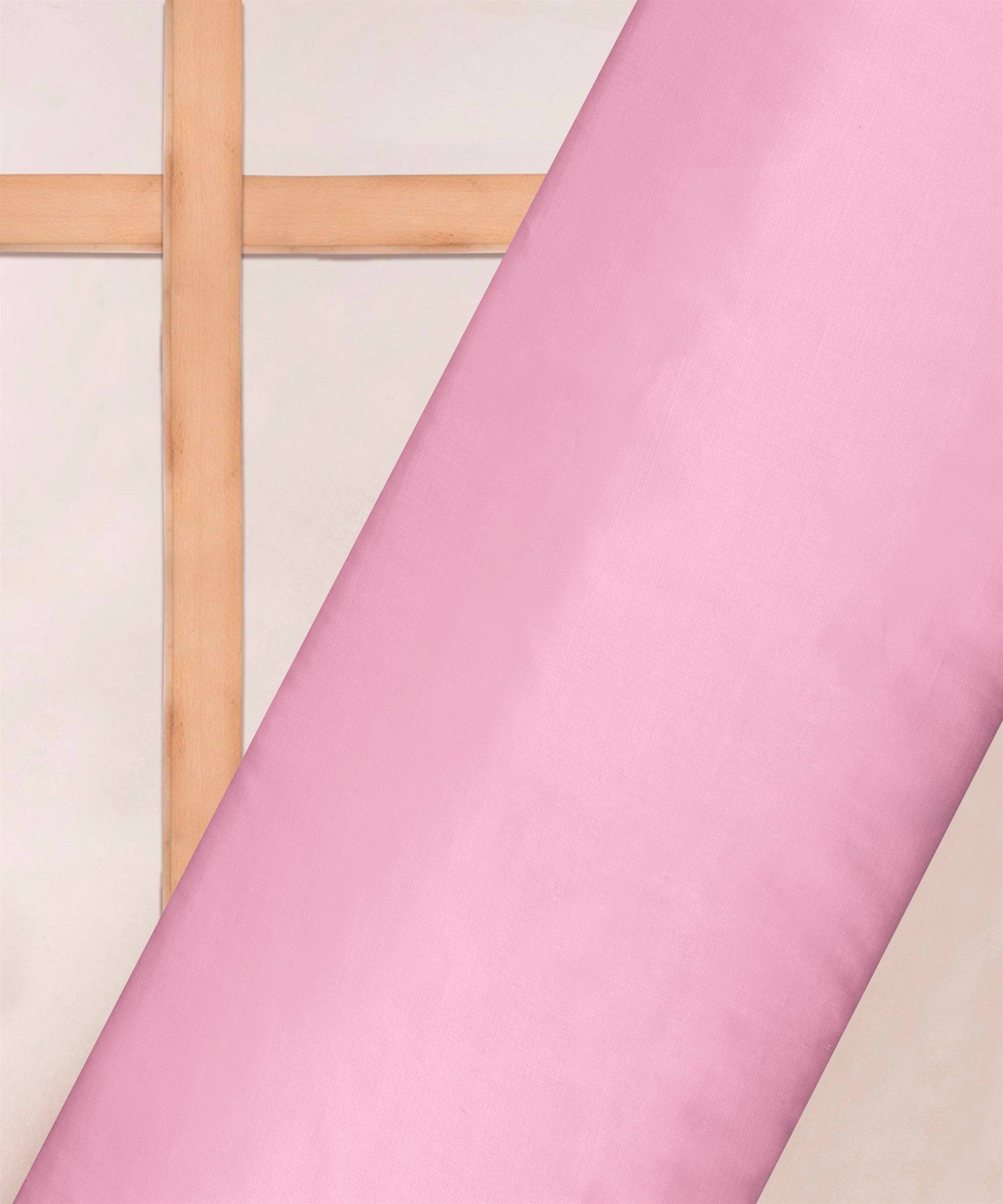 Light Pink Plain Dyed Modal Satin Fabric