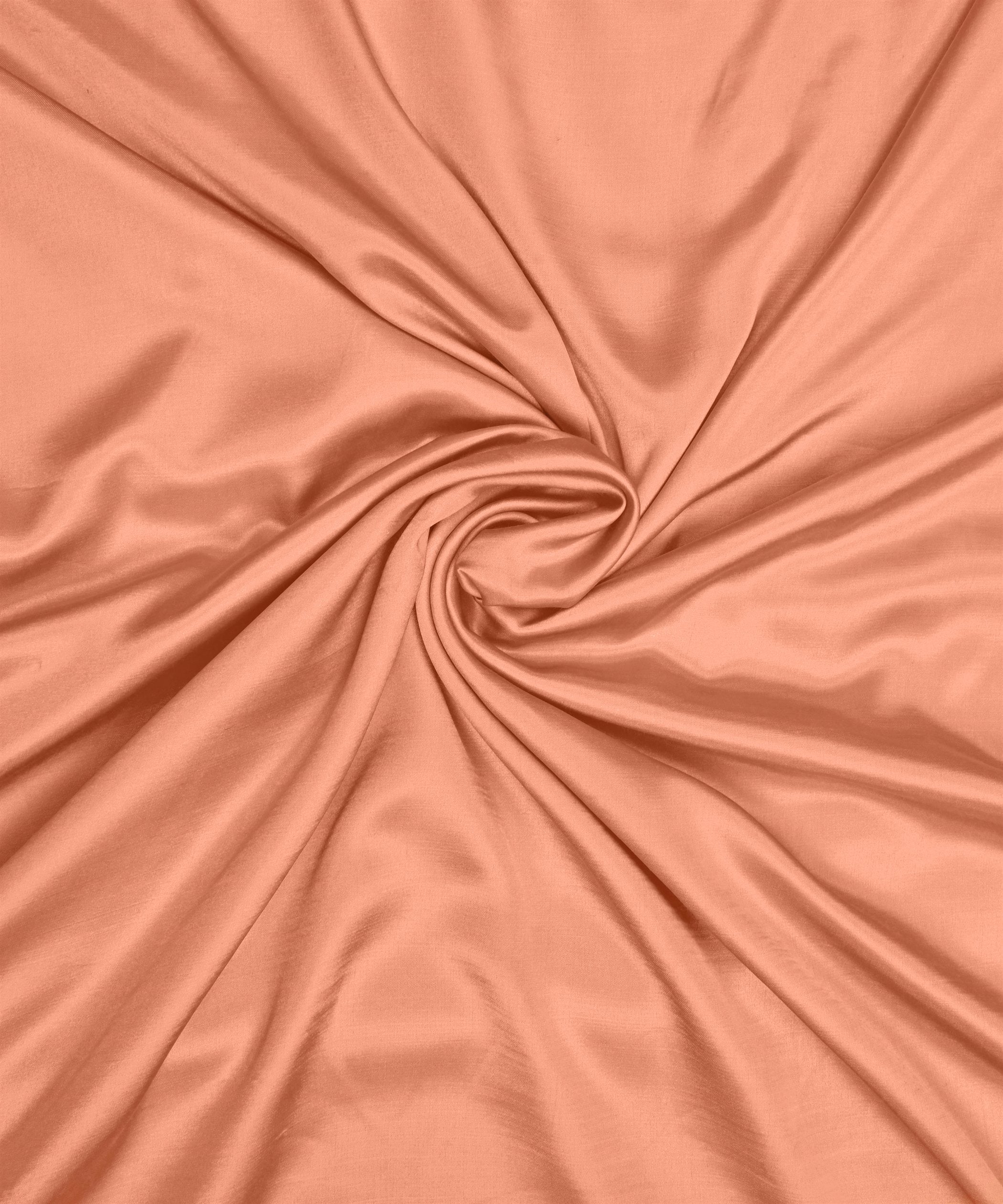 Light Salmon Plain Dyed Modal Satin Fabric