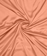 Light Salmon Plain Dyed Modal Satin Fabric
