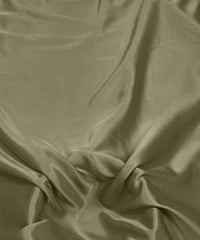 Moss Green Plain Dyed Modal Satin Fabric