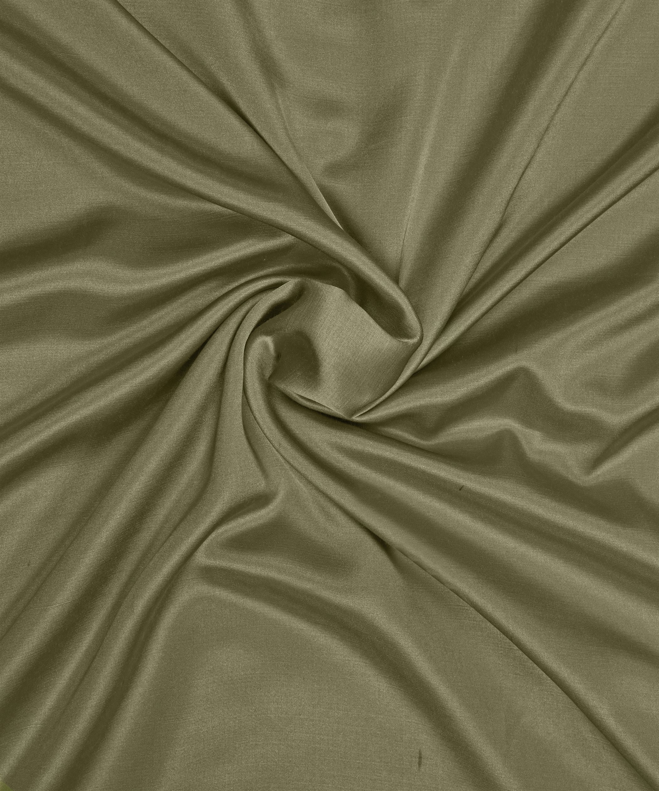 Moss Green Plain Dyed Modal Satin Fabric