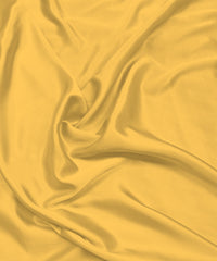 Mustard Yellow Plain Dyed Modal Satin Fabric