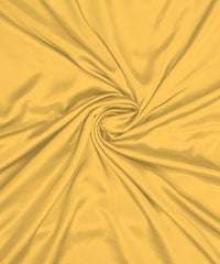 Mustard Yellow Plain Dyed Modal Satin Fabric