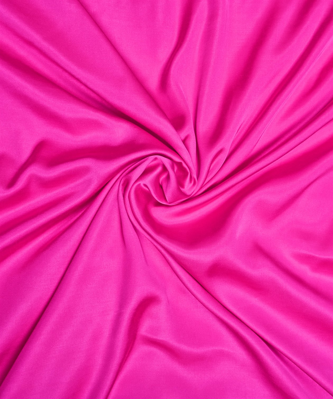 Neon Hot Pink Plain Dyed Modal Satin Fabric