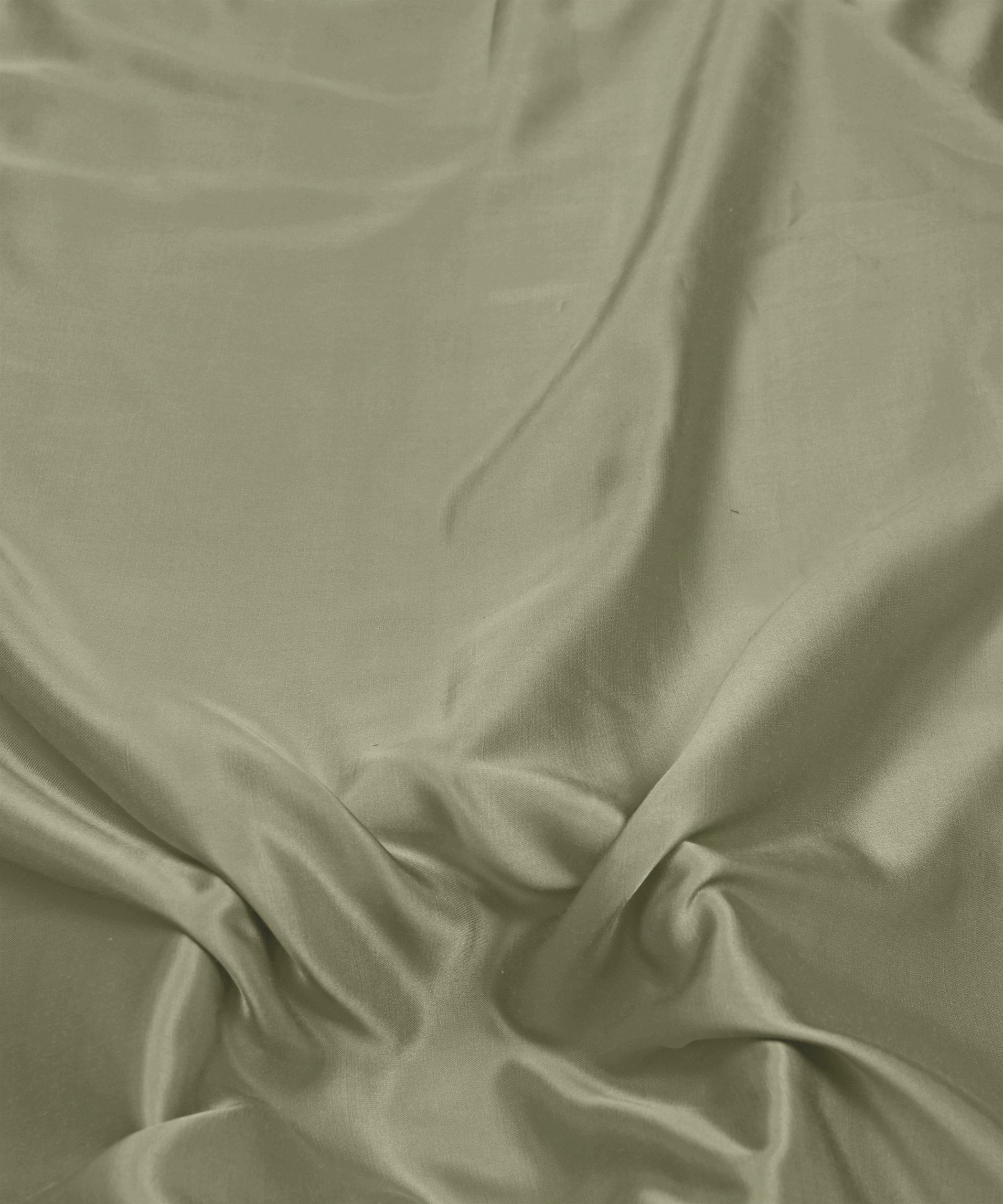 Oil Green Plain Dyed Modal Satin Fabric