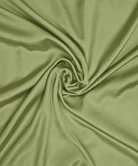 Olive Plain Dyed Modal Satin Fabric