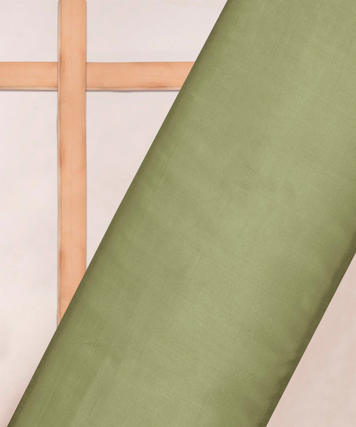 Olive Plain Dyed Modal Satin Fabric