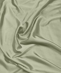 Olive Green Plain Dyed Modal Satin Fabric