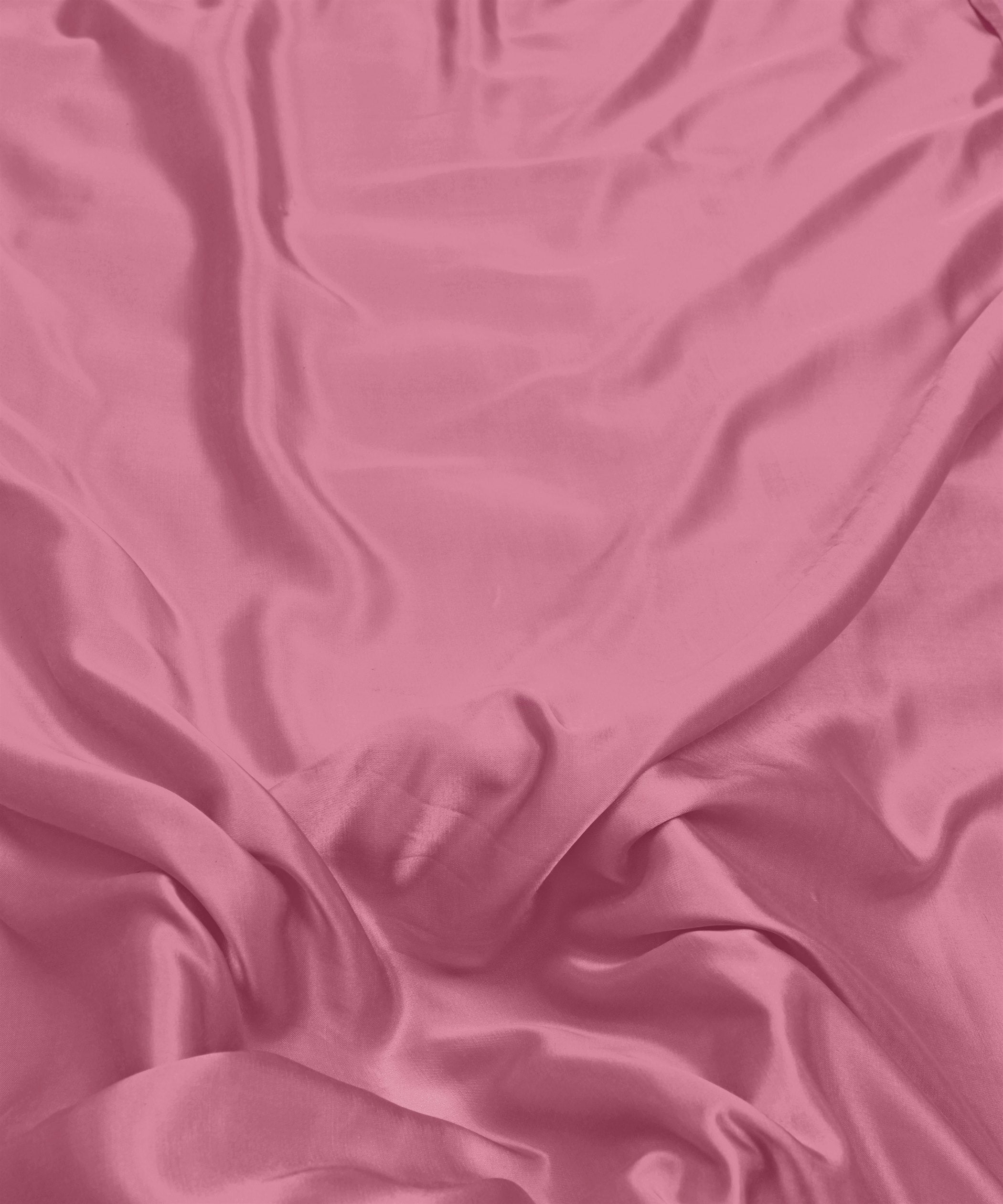 Onion Pink Plain Dyed Modal Satin Fabric