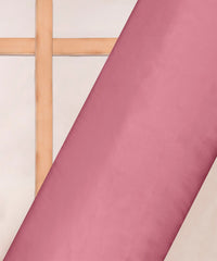 Onion Pink Plain Dyed Modal Satin Fabric