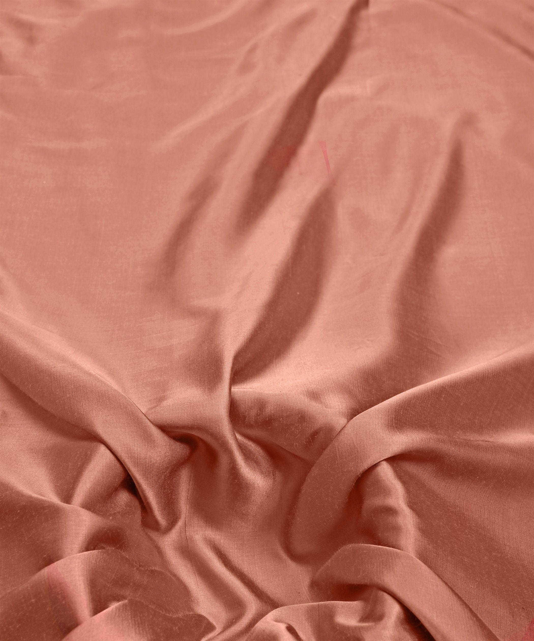 Pale Copper Plain Dyed Modal Satin Fabric