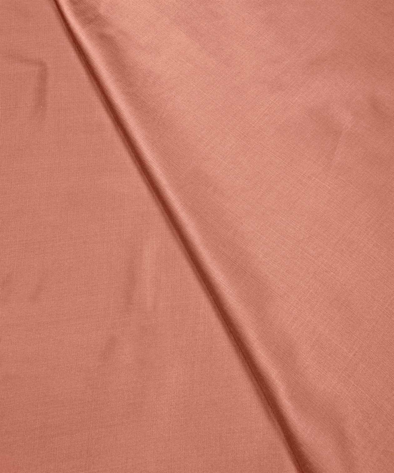 Pale Copper Plain Dyed Modal Satin Fabric