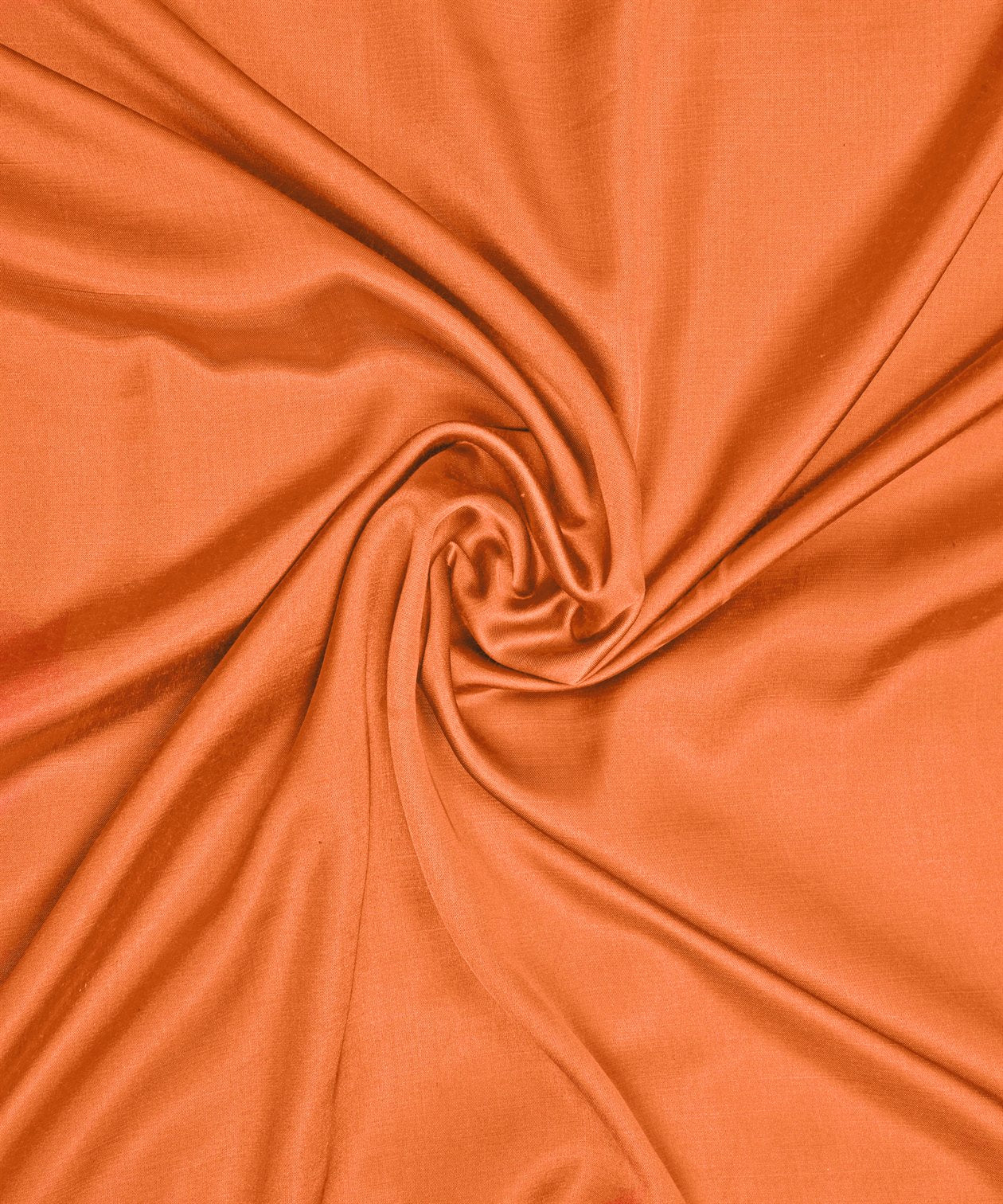 Papaya Plain Dyed Modal Satin Fabric