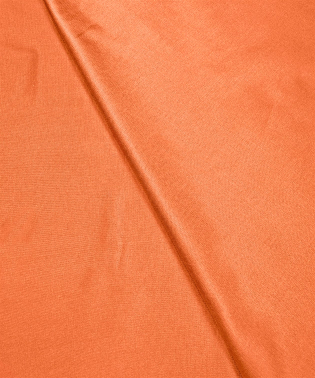Papaya Plain Dyed Modal Satin Fabric