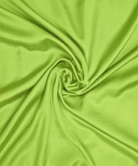 Parrot Green Plain Dyed Modal Satin Fabric