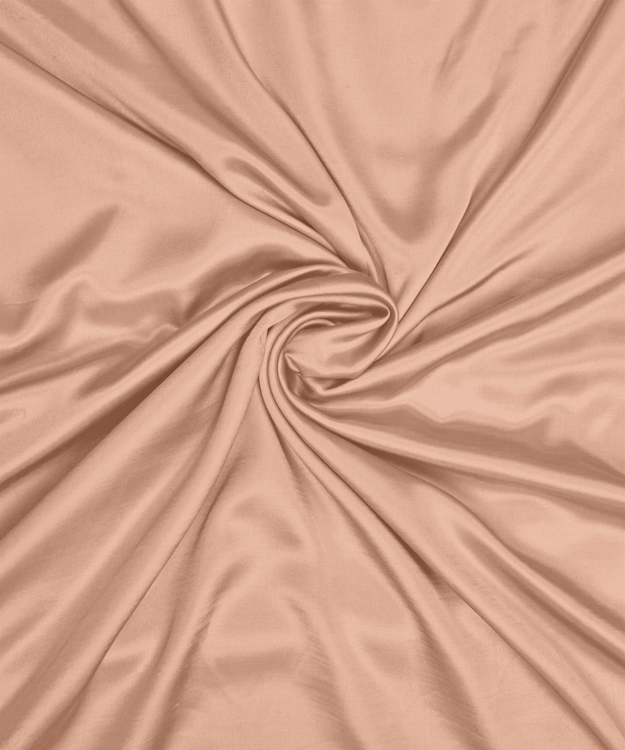 Peach Puff Plain Dyed Modal Satin Fabric