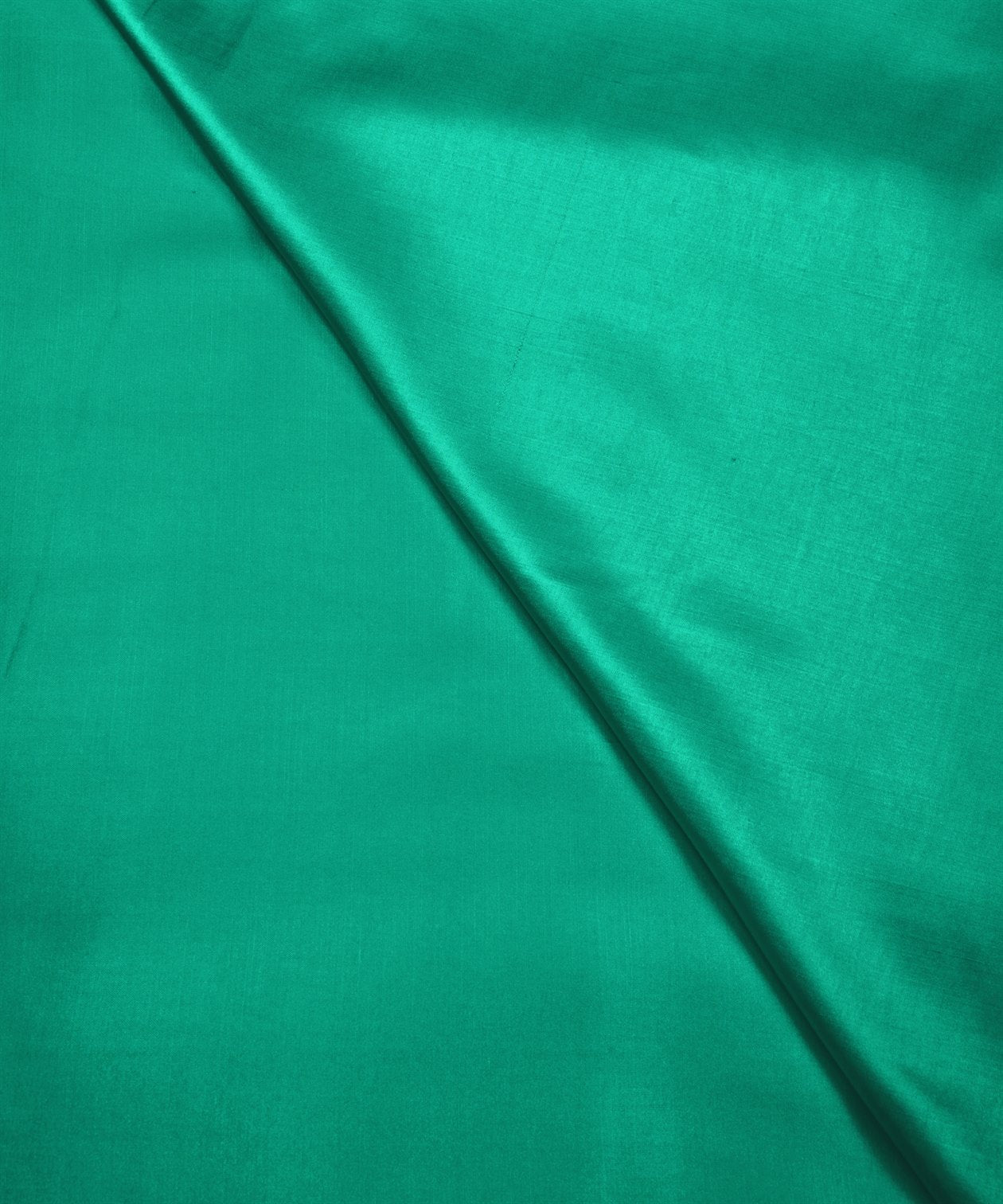 Peacock Green Plain Dyed Modal Satin Fabric