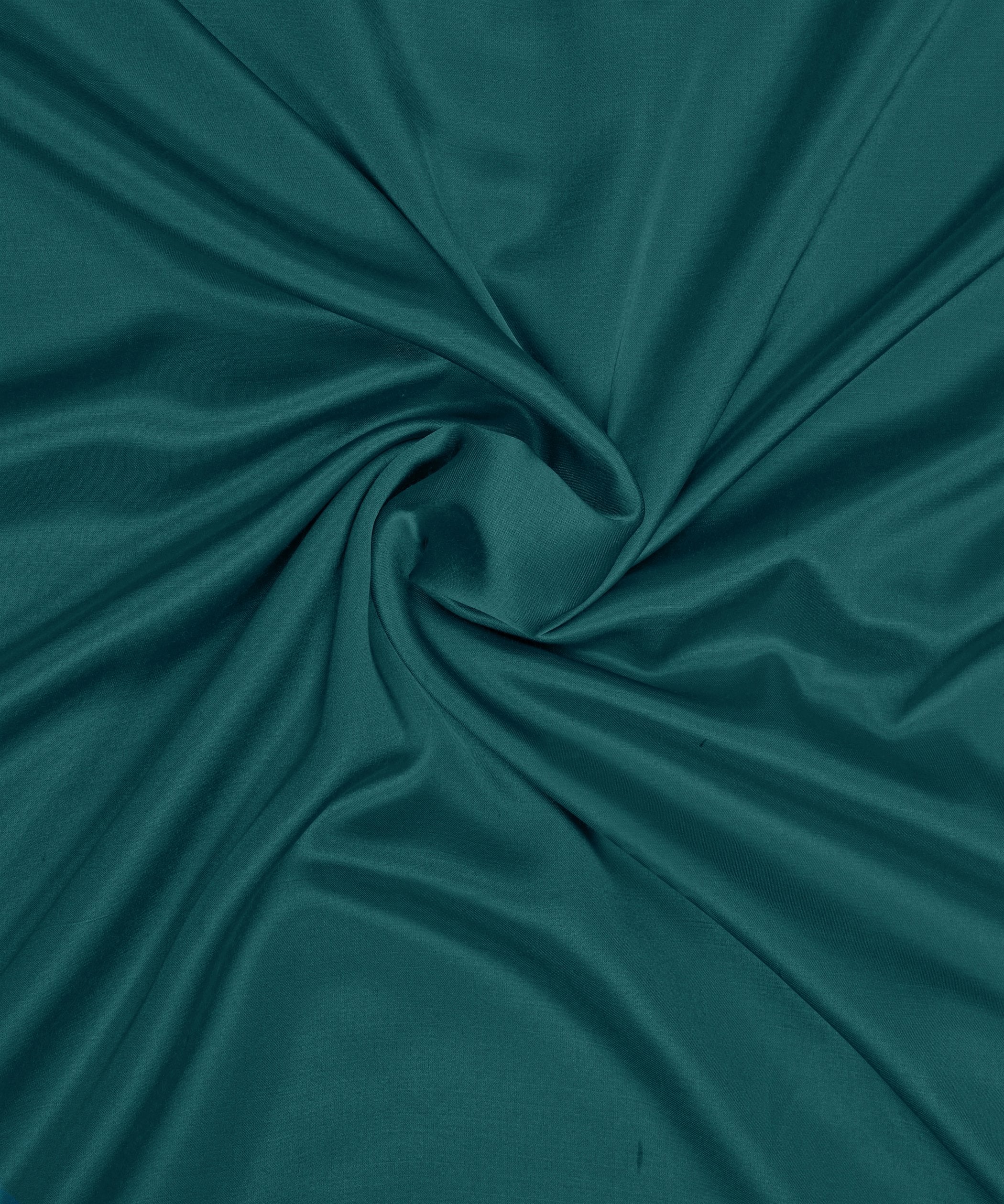 Pine Green Plain Dyed Modal Satin Fabric
