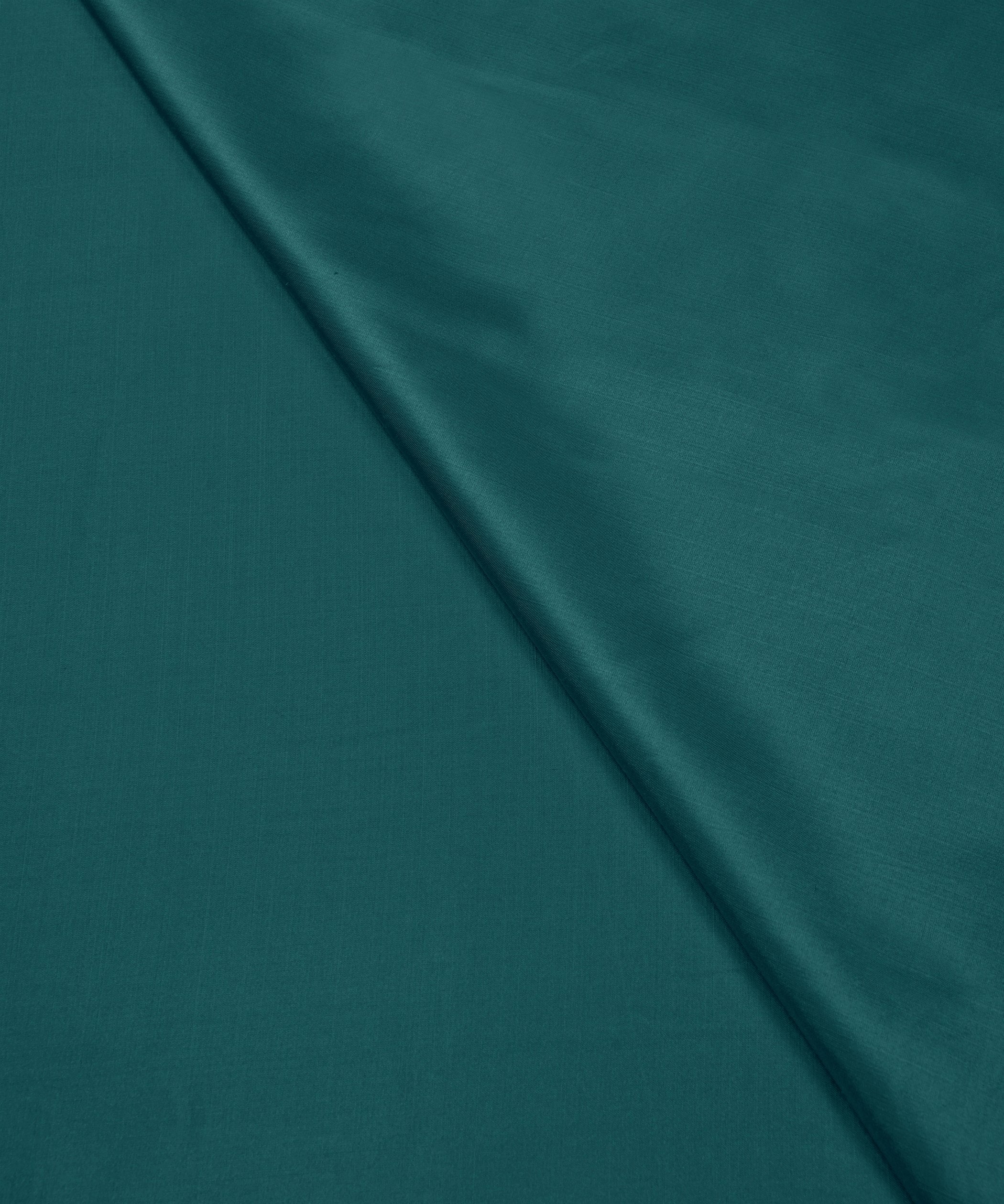 Pine Green Plain Dyed Modal Satin Fabric