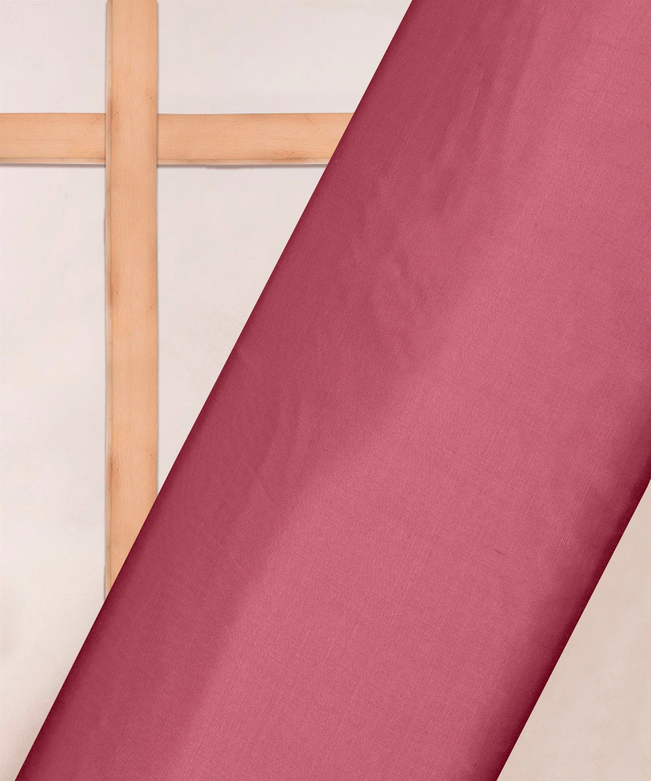 Pink Brown Plain Dyed Modal Satin Fabric