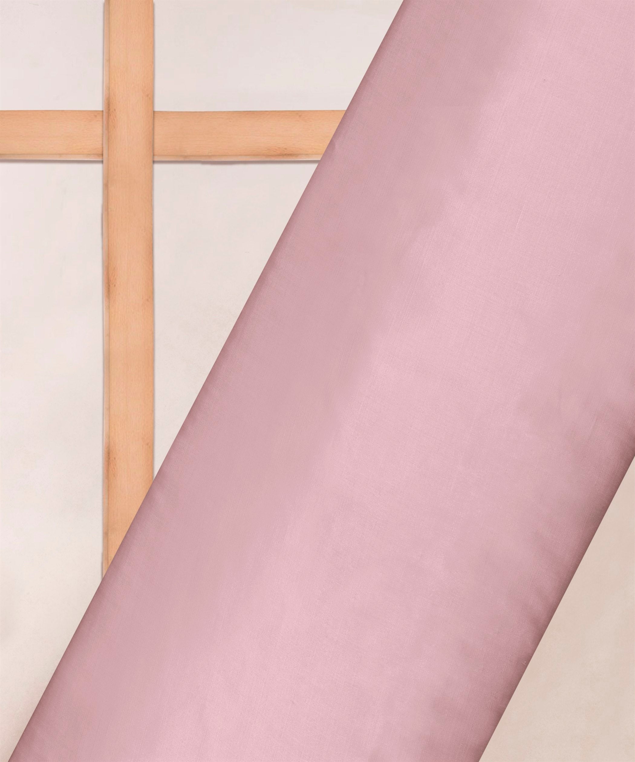 Powder Pink Plain Dyed Modal Satin Fabric