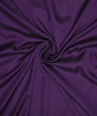 Purple Plain Dyed Modal Satin Fabric
