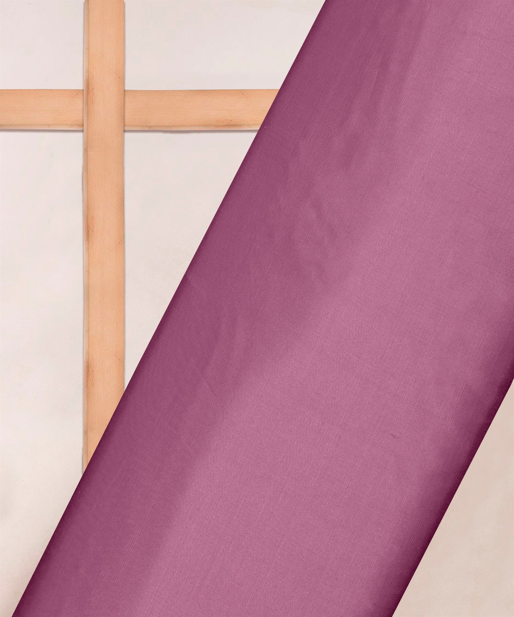 Raspberry Purple Plain Dyed Modal Satin Fabric