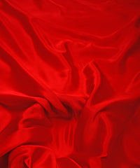 Red Plain Dyed Modal Satin Fabric