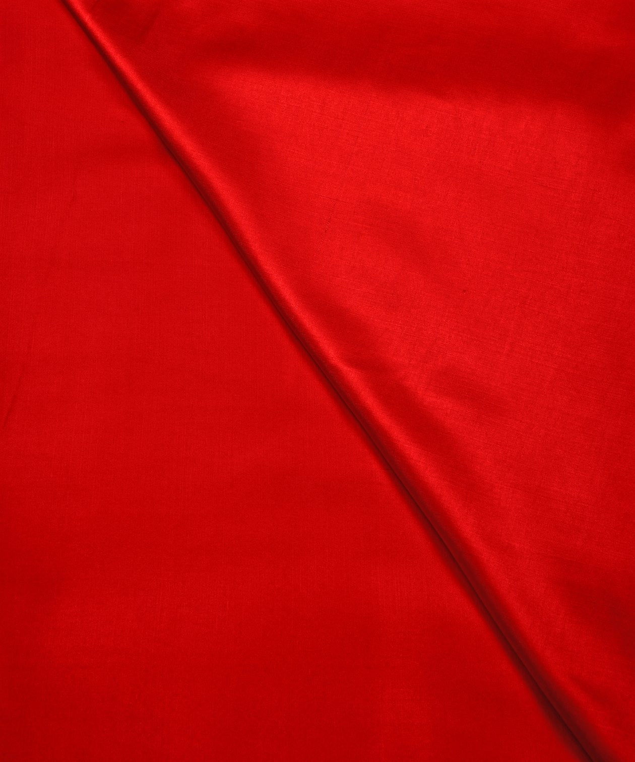 Red Plain Dyed Modal Satin Fabric