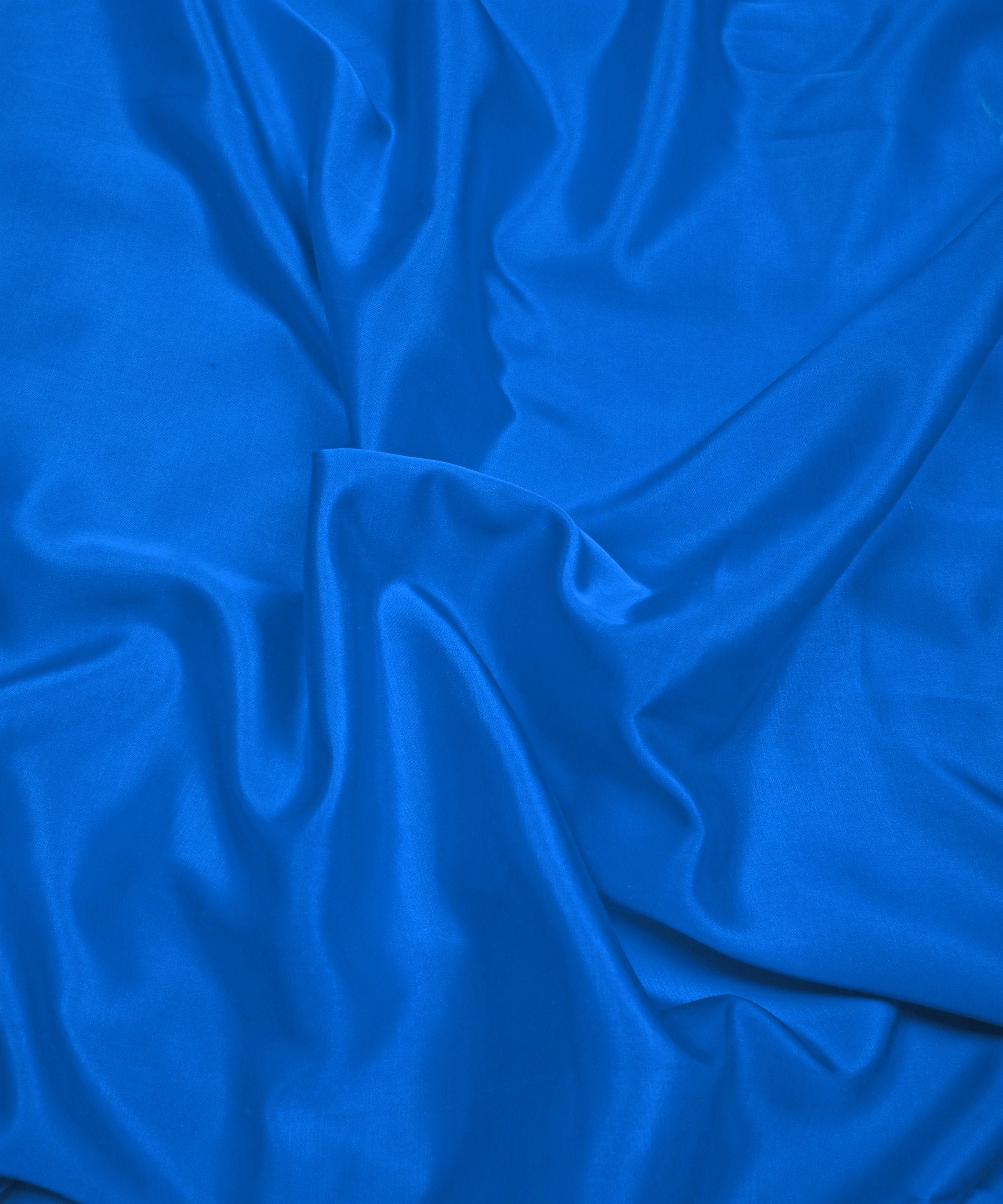 Royal Blue Plain Dyed Modal Satin Fabric